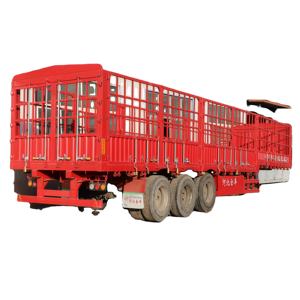 <span class=keywords><strong>Semirremolque</strong></span> de Carga con Valla de Acero de Tres Ejes, con Equipo de Aterrizaje Reforzado y Alta Capacidad de Carga para Conductores de Camiones - Product Image 1