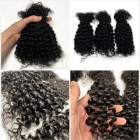 FYD Wholesale Cheveux Humains Brésiliens Remy 100% 50g Paquet 12A Afro Kinky Bulk pour Réparation de Locs ou Tresses Torsadées