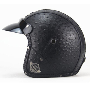 Casque de moto visage ouvert pour hommes et femmes, rétro, personnalisé, <span class=keywords><strong>à</strong></span> <span class=keywords><strong>vendre</strong></span>, 3/4 - Product Image 1