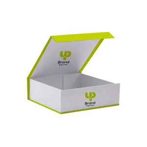 Impresión de logotipo personalizado de lujo, texturizado, brillante, magnético, papel de embalaje para ropa, Cajas de Regalo