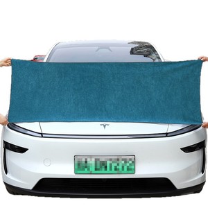 Toalla de microfibra para lavado de autos 58x160cm absorbente sin pelusas con logo personalizado para limpieza de vehículos - Product Image 5