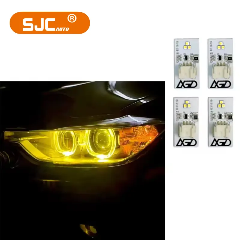 SJC для BMW 3 серии F30 DRL модули CSL желтые фары модуль освещения системы обновления (2012- 2015 Pre-LCI XENON только)