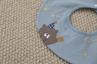 Bavoirs pour bébés nouveau-nés de 0 à 3 ans, imperméables, en coton, classe A, rotation à 360 degrés, conçus pour éviter les éclaboussures et les fuites.