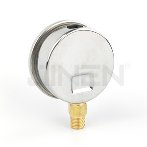 YN-60 <b>Vacuum</b> Pressure <b>Gauge</b> -0.1MPa Stainless Steel Radial Shock Resistant Vertical Negative Pressure <b>Gauge</b> 2 Point Thread - Product Image 2