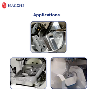 Table rotative CNC HAOZHI |   DZDC-500-50/100-1814/600-A26W-A/A Axe C 600 Nm, 5ème axe, rotation DD, refroidissement par eau, grand disque de 500 mm, IP66