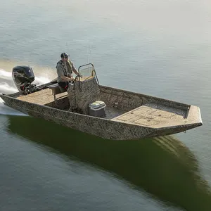 All-Welded Aluminum Hull Construction Jon Boat For 7 People