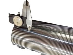 Eje de tornillo de plomo Eje marino largo resistente Eje de acero forjado personalizado - Product Image 4