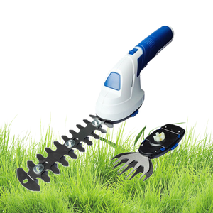 Tondeuse à gazon et taille-haie sans fil 2-en-1 portative 7,4 V avec batterie lithium-ion rechargeable, lame industrielle de 17 cm pour jardinage DIY - Product Image 1