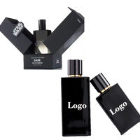 Échantillon gratuit personnalisé 30ml 50ml 100ml bouteilles de parfum vides de luxe bouteille de parfum en cristal en verre avec boîte emballage boîte cadeau autocollant