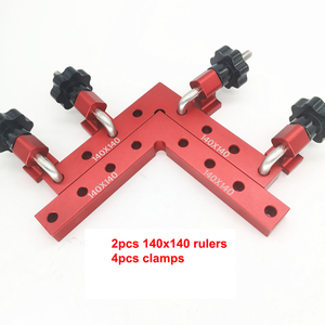 Outil de menuiserie : Règle d'angle de <span class=keywords><strong>charpentier</strong></span> à clip fixe, panneau de positionnement pour assemblage et fixation auxiliaire en forme de L à 90 degrés - Product Image 4