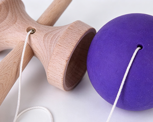 Eco Friendly Wooden Kendama Natural Beech Wood Material Kids Hand <b>Eye</b> Coordination Outdoor Game <b>Toy</b> - Product Image 5