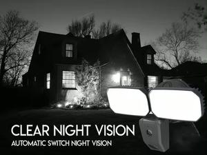 Telecamera con Faretto Tuya Smart Life 3MP, Telecamera HD WIFI per Esterni, Telecamera di Sicurezza CCTV per Casa Intelligente - Product Image 3