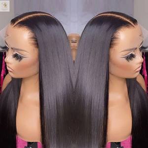 22 24 26 28 30 İnç 13x6 HD Ön Dantel Peruk Satıcıları Uzun Düz Brezilya Dantel Ön Bakire İnsan Saçı Perukları Kadınlar İçin - Product Image 2