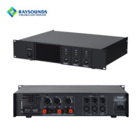 Amplificateur audio haute puissance 300Wx2, double canal, amplificateur audio 2U pour système de sonorisation