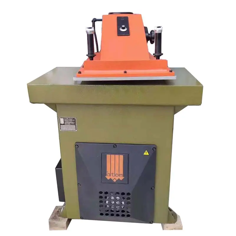 hydraulic clicker press used rotary leather die cutting machine