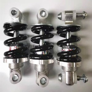 Amortiguador de resorte de aleación de aluminio de 100 mm para bicicletas infantiles, coches de juguete y patinetes - Product Image 1