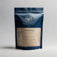 Sachet rétractable holographique personnalisé sans BPA, homologué FDA, à 8 soudures latérales, pour grains de café infusés à la cannelle de Ceylan