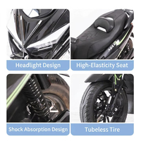 Nueva Motocicleta Eléctrica de 14 Pulgadas, 48v 20ah 500w, Estilo Yate, con Frenos de Disco Hidráulicos