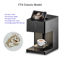 Imprimante alimentaire Yaomatec, automatique, haute vitesse, café, latte, gâteau, macaron, motif personnalisé, imprimante 3D avec cartouches d'encre comestible