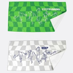 Custom Logo Lightweight Quick Dry Absorbent <b>Microfiber</b> Sports <b>Towel</b> for Gym Fitness Workout Promotion - Product Image 3