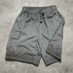 Custom Sun Faded Cargo Shorts High Quality Drawstring Waist Breathable Casual Mens Shorts for Summer - Product Image 6