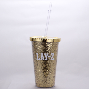 Venta al por mayor logotipo personalizado reutilizable doble pared 16oz vaso de plástico acrílico transparente taza de café de viaje con pajita - Product Image 4