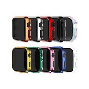 Anti Peeping Watch Case Ultra Tempered Film Integrated Case for Apple Watch Case iwatch789 49mm 45mm 44mm 38mm