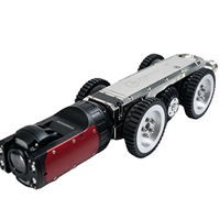 Robot de Inspección de Tuberías de Alcantarillado Sanitario con Visión Nocturna Infrarroja y Clasificación IP68 para Redes de Drenaje Municipales