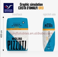 Moule à bouteille gonflable de 4 mètres de haut