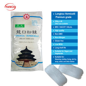 Fideos Longkou Chinos Certificados HALAL, Fideos Instantáneos Secos de Primera Calidad, Bolsa a Granel de <span class=keywords><strong>Cereal</strong></span> Grueso que Incluye Fideos de Guisante - Product Image 2