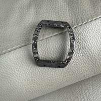 Montre classique élégante de haute qualité en fibre de carbone blanche 6702, ultra fine 7,8 mm, squelette, montre mécanique pour homme, montre de business