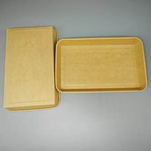 Fournisseur de matériel de fête, sets de vaisselle jetables biodégradables, assiettes carrées en papier kraft pour contenants alimentaires - Product Image 6