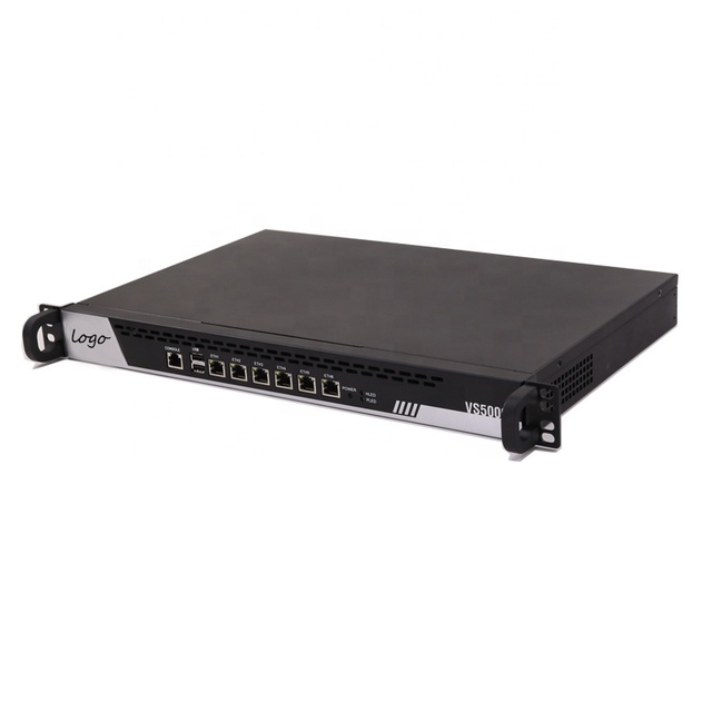 Enterprise 1U 6GBe Lan Firewall Server 6NIC Router Option 2 10Gb Sfp I3 I5 I7 Pfsense Linux MikroTik OEM ODM Firewall Server