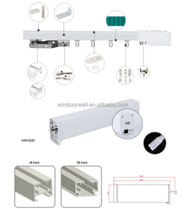 Cortinas inteligentes, cortinas, postes de cortina, accesorios de pista, corredor de pista de cortina - Product Image 5