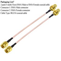 Antenne WiFi, radio amateur, GPS, 3G, 4G LTE, utilisée pour routeur, antenne, amplificateur de signal, adaptateur sans fil, câble RG174 Rg178, câble d'antenne