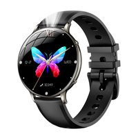 Reloj Inteligente para Mujer, Ultrafino, Diseño de Doble Esfera, AMOLED, IP68, Resistente al Agua, Monitor de Actividad Física con Luz Potente