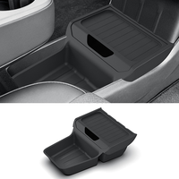 Boîte de rangement centrale arrière pour Tesla Model Y, style TPE, plateau de console de voiture, accessoires standard