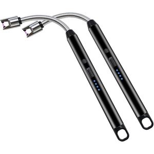 Encendedor Eléctrico USB Moderno de Plástico para Cocina, Encendedor a Prueba de Viento para Velas, Barbacoa, Estufa de Gas, Pistola de Encendido Recargable, Portátil, sin Llama - Product Image 1