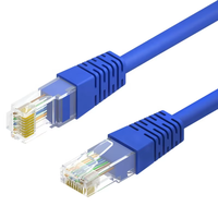Câble réseau CHNOK DP-NC-C6 0,5M à 30M 5 couleurs CAT6/CAT6A non blindé avec gaine en PVC, connecteur RJ45 en cuivre sans oxygène