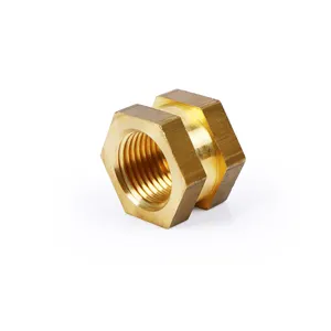 Customized Brass CNC Milling Machined Precision Hardware Fasteners Stainless Steel Brass Nut and Bolt