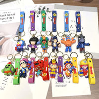 Figurine de personnage de dessin animé Brawl Stars pour jeu mobile transfrontalier, porte-clés, accessoire pour voiture, pendentif de sac à dos et petit cadeau
