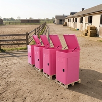 Boîte à sellerie en acier au carbone couleur personnalisée OEM, grande capacité, verrouillable, pour équipement d'écurie équestre