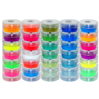 Palette d'ombres à paupières néon avec logo personnalisé en gros ombre à paupières pailletée haute pigmentation avec finition chatoyante gel 5g pour peau foncée