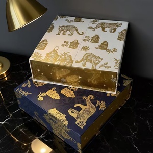 Mới tùy chỉnh thiết kế lớn logo giấy gấp từ Hộp bao bì sang trọng cứng nhắc các tông có thể gập lại Hộp quà tặng - Product Image 1