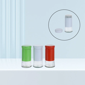 Ensemble de moulins à sel et à poivre en acier inoxydable de qualité supérieure avec compartiments en verre |   Utilisation en cuisine et en fête, anti-poussière, OEM personnalisable, échantillons gratuits - Product Image 3