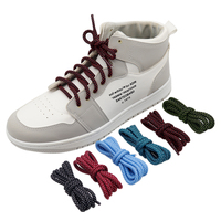 Lacets Weiou 4,5 mm, prix fabricant, lacets ronds pas chers, longueur personnalisée, lacets en corde de polyester pour chaussures