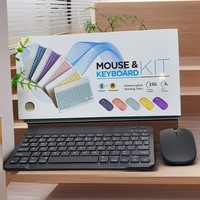Ultra ince mini bilgisayar, cep telefonu, tablet, dizüstü bilgisayar, klavye, fare seti, kablosuz klavye, şarj edilebilir, sessiz