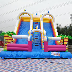 Structure gonflable d'aventure à deux voies, toboggan gonflable pirate, château gonflable commercial pour enfants - Product Image 5