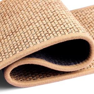 Tapis d'escalier en faux lin de style <span class=keywords><strong>japonais</strong></span>, auto-adhésif, sans adhésif, couleur unie, lavable en machine, autocollant pour marche - Product Image 5