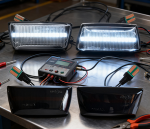 ไฟเครื่องหมายด้านข้างสีเหลืองอำพันแบบไดนามิก LED เป็นมิตรกับสิ่งแวดล้อมพร้อมวัสดุสีเขียว - Product Image 4